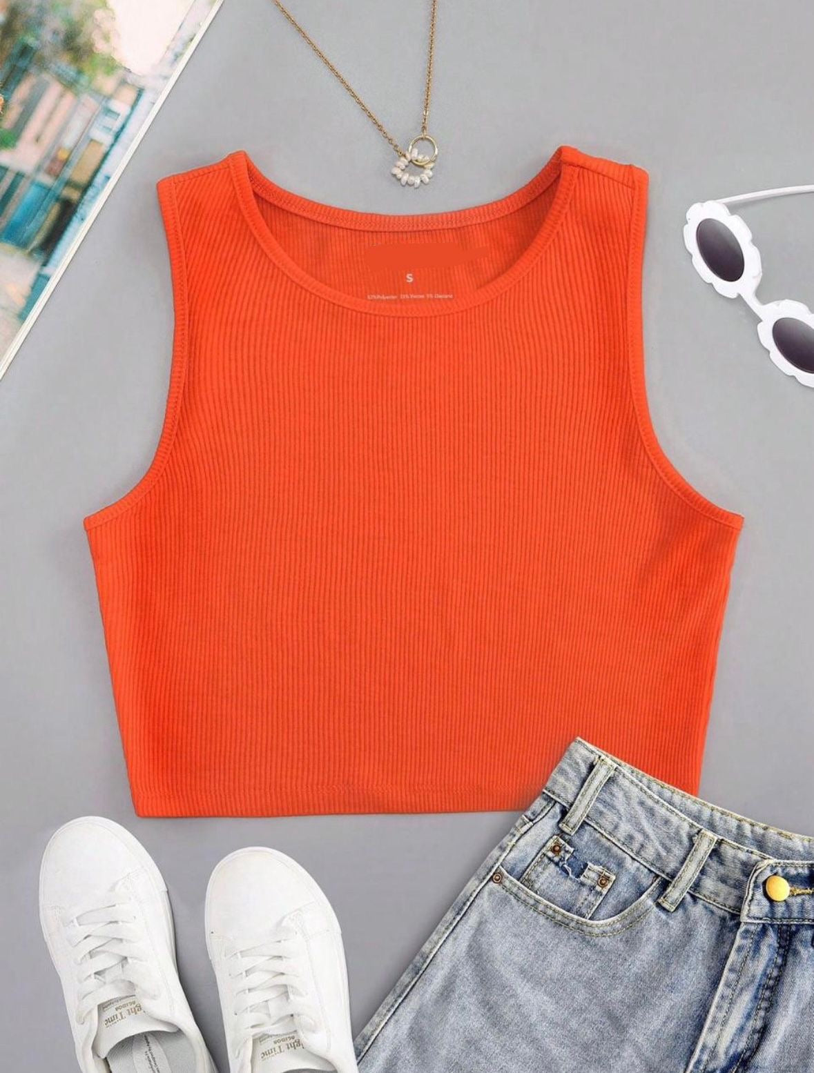 Crop tank top