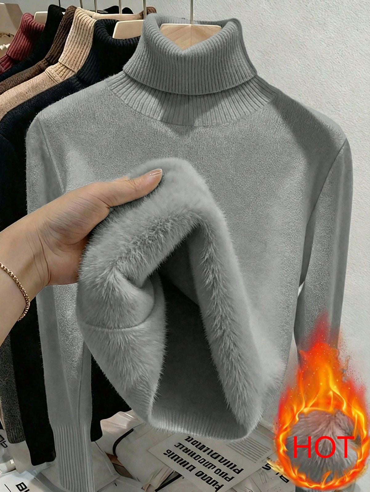 High Neck Sweater