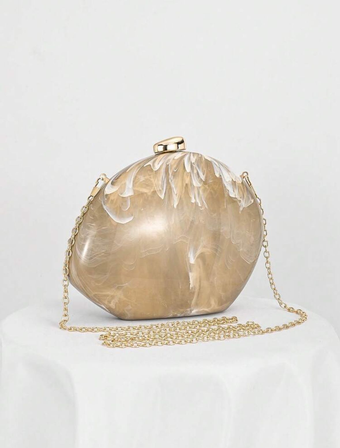 Gold ripple bag