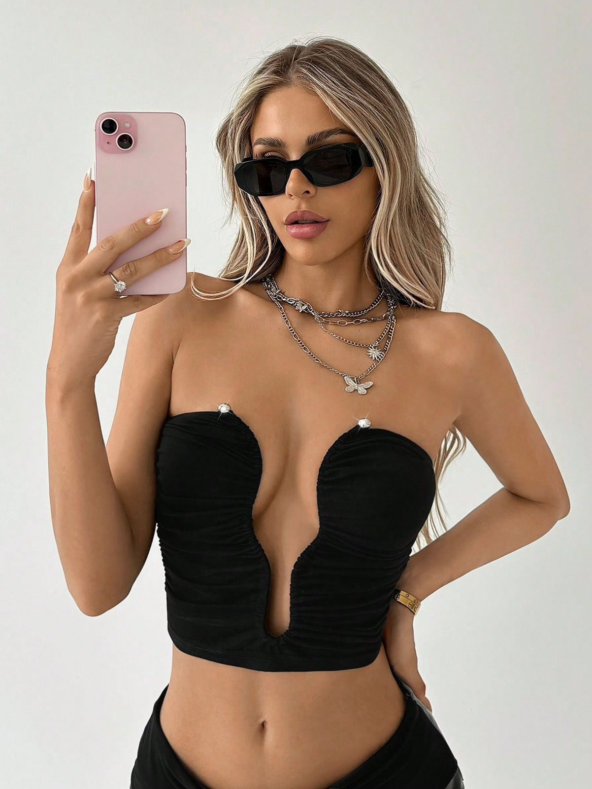 Sexy black top
