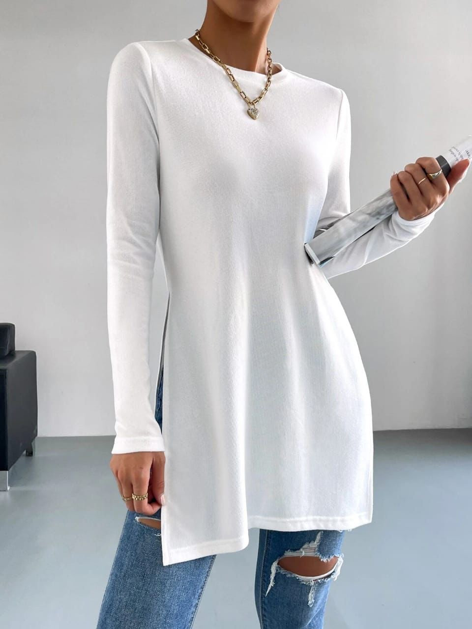 Side Slit Blouse