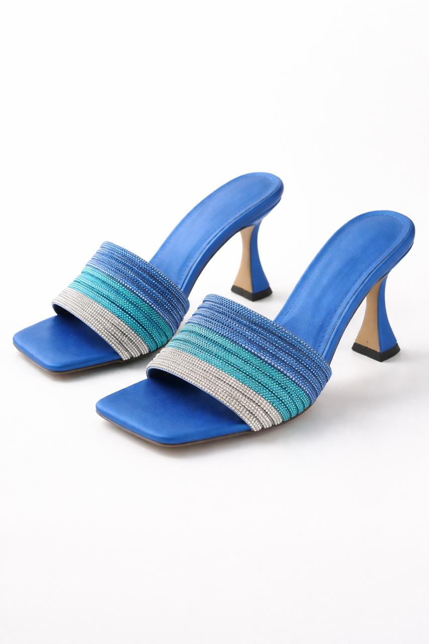 Rhinestone high heels