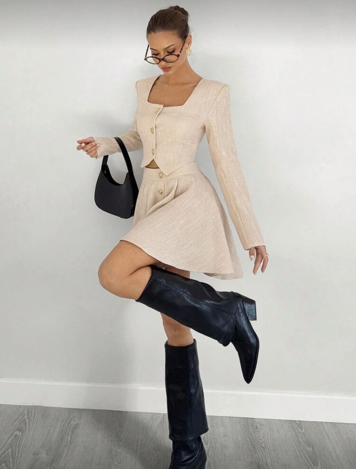 Tweed two pieces set