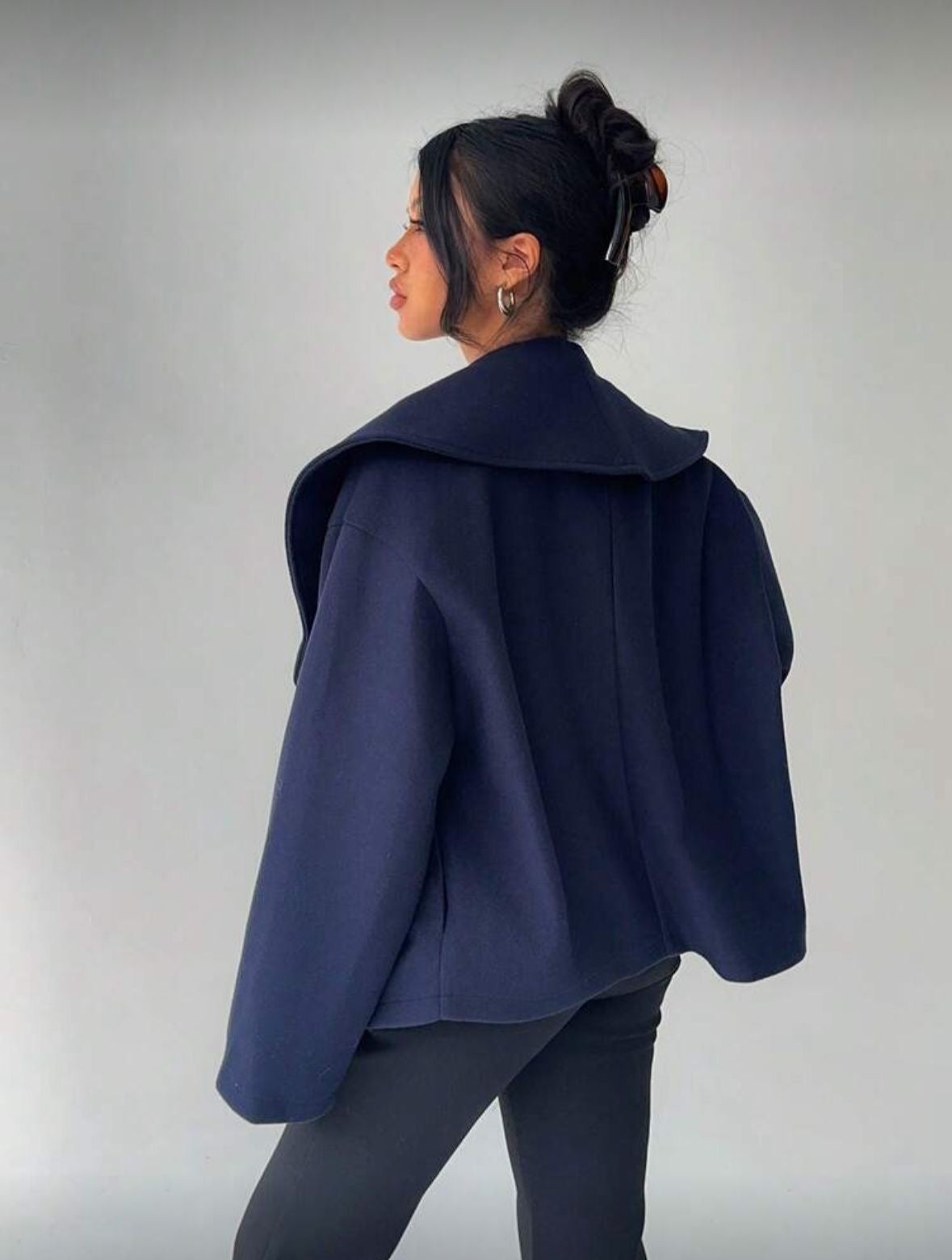 Lapel Loose Overcoat